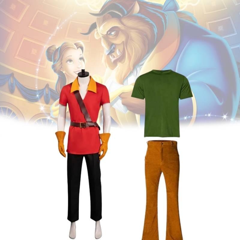 Premium Quality Anime Cosplay Costume Set For Beauty And The Beast Hunter Woody Mario