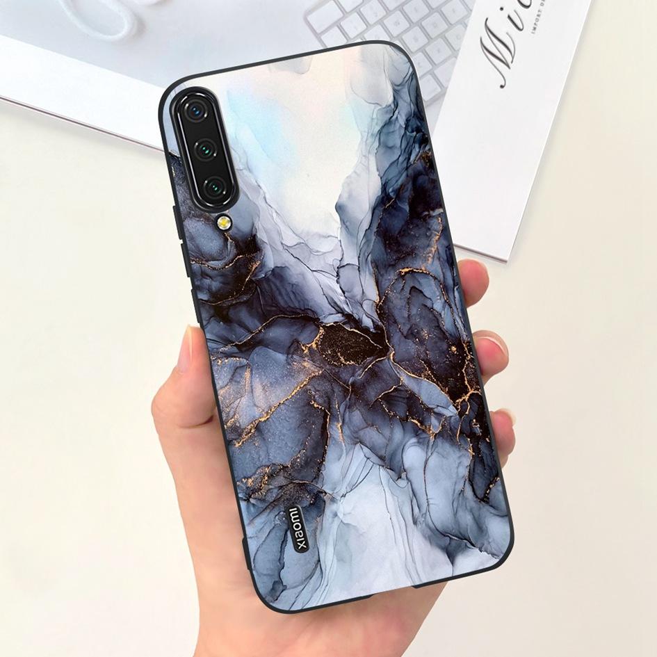 For Xiaomi Mi 9 Case Mi 9 Lite Back Cover Fashion Flower Slim Soft Silicone Funda On Xiaomi Mi 9 SE Mi9 Mi 9Lite Shockproof Capa