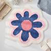 1PC Soft Rug Bathroom Carpet Floor Mat Flower Shape Imitation Cashmere