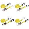 5 Meters Ratchet Straps 800kg Safe Pull Strength Cargo Tie Down Bundle Tension Belt for Ship Transportation Fixing