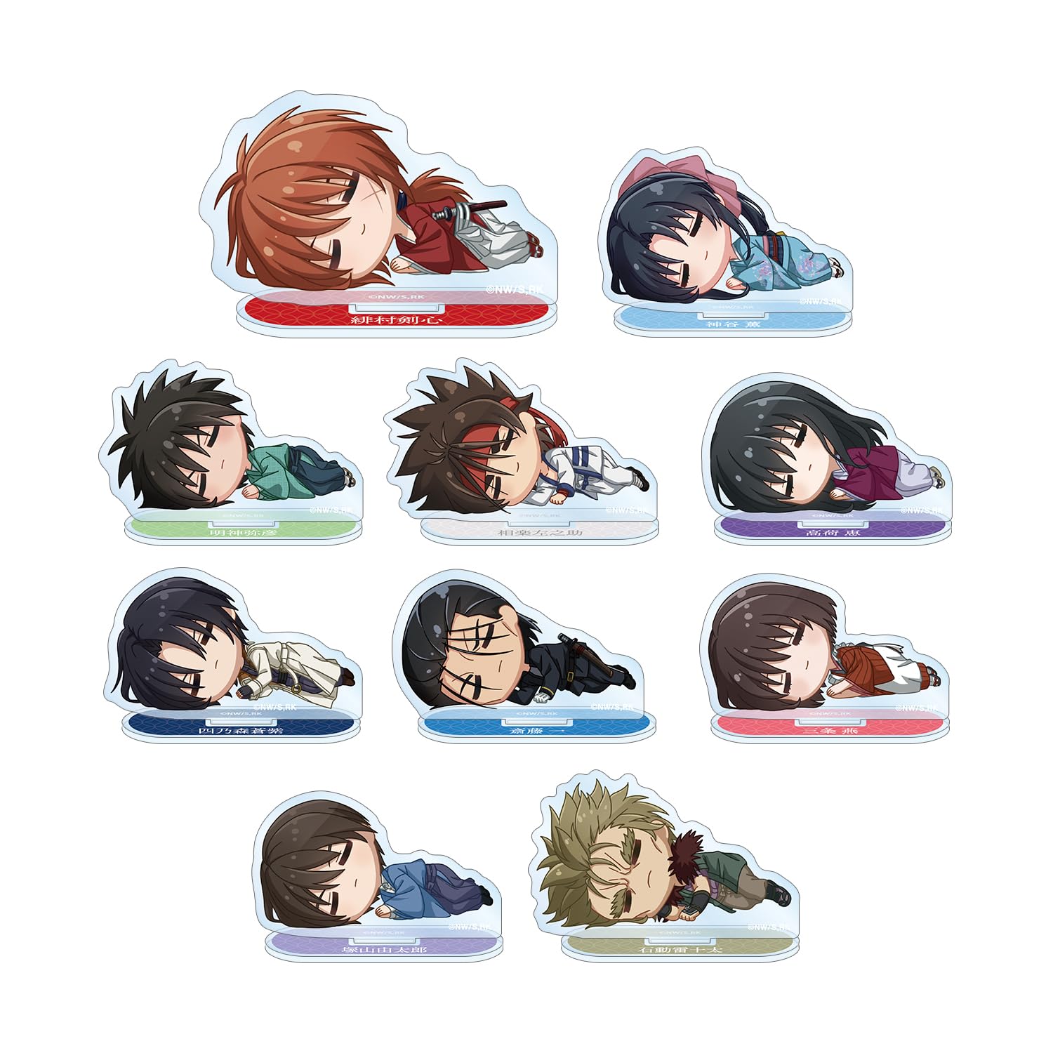 

TV Anime [Rurouni Kenshin Meiji Swordsman Romantic Story] Trading Chibikoro Acrylic Stand Box of 10