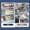 Dumpling Storage Box Single-Layer Transparent Refrigerator Dumpling Fresh Keeping Container Home Kitchen Food Sealed Storage Box
