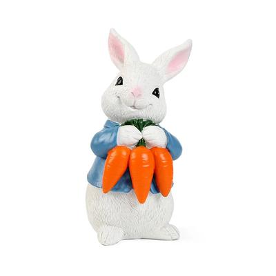 Creative Easter Cute Rabbit Ornament Resin Crafts Coffee Shop Courtyard Garden Home Decor
