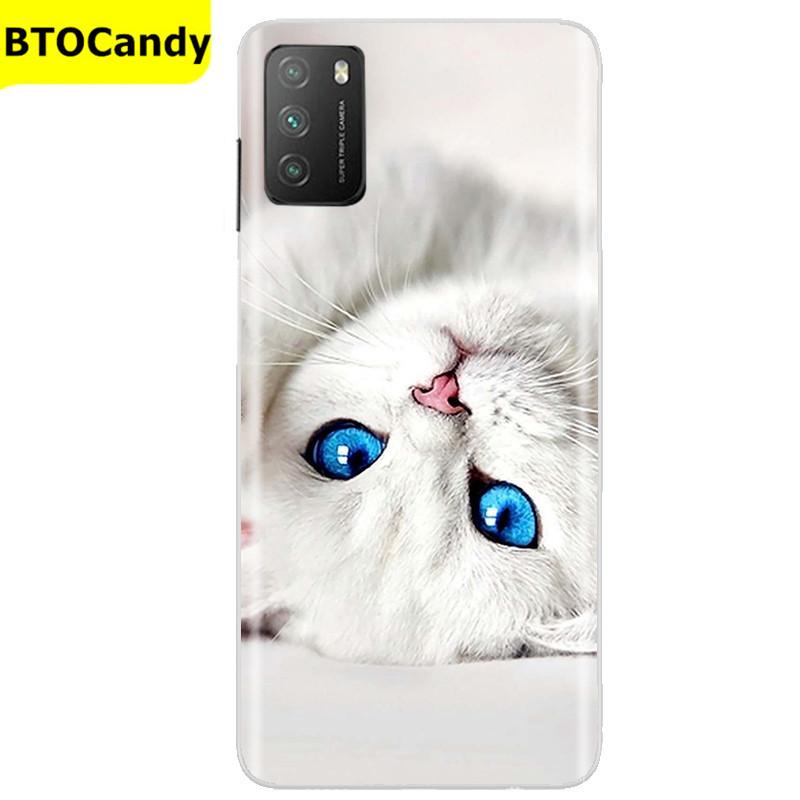 Für POCO M3 Hülle, Weiche Silikon-Rückseite, Telefonhülle für Xiaomi Poco M3 Pro 5G, Rückseitige Abdeckung, Weiche TPU Coque für POCO M 3 M3 Silikonhülle