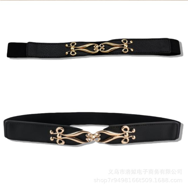 Women's Elastic Decorative Belt, Fashionable Waist Skirt Belt