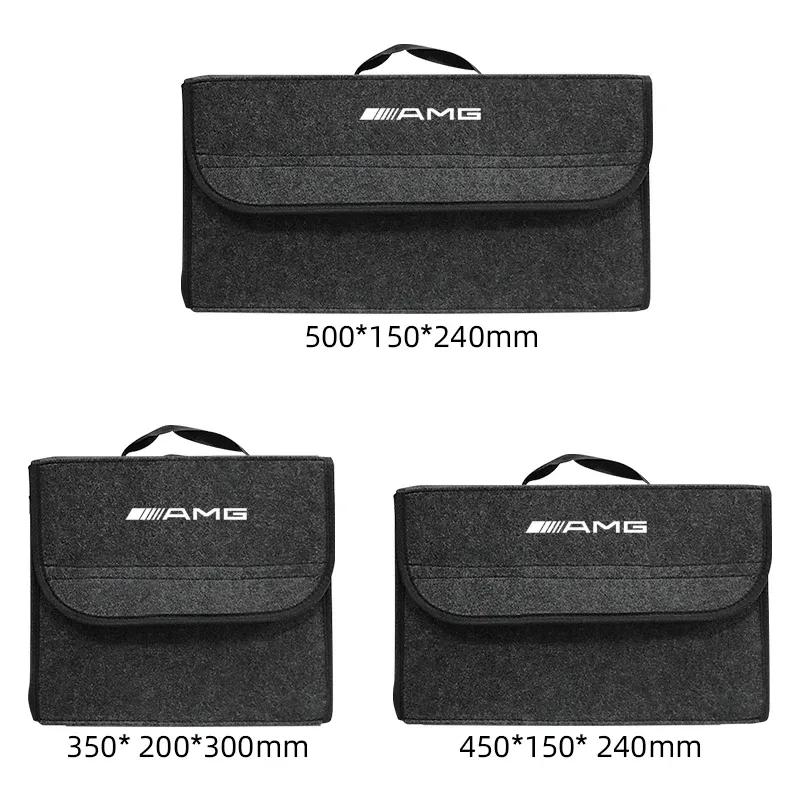 Organizador de Maletero de Coche Gran Capacidad Bolsa Plegable de Almacenamiento Para Mercedes Benz Clase AMG W204 W205 W203 W206 W220 W211 W212 GLC CLS