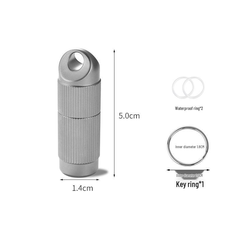 PioneerEDC Lightweight Titanium Sealed Capsule Multi-functional Outdoor Tool