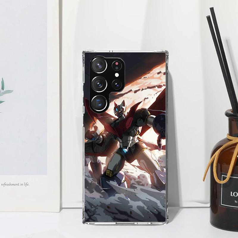 M-Mazinger Z Anime Phone Case For Samsung Galaxy Note 20 Ultra 10 Plus 9 8 M11 M12 M21 M30S M32 M51 M52 J4 J6 + J8 Art Fundas