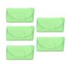 5Pcs Cleaning Cloth Swab Good Water Absorption Washable Repeated Use Soft Flute Cleaning Kit for