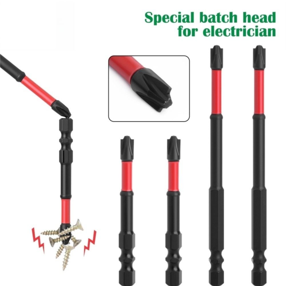 5/10Pcs Hex Shank Lmpact Screwdriver Bit Set 65/110mm Socket Switch Electrical Tools