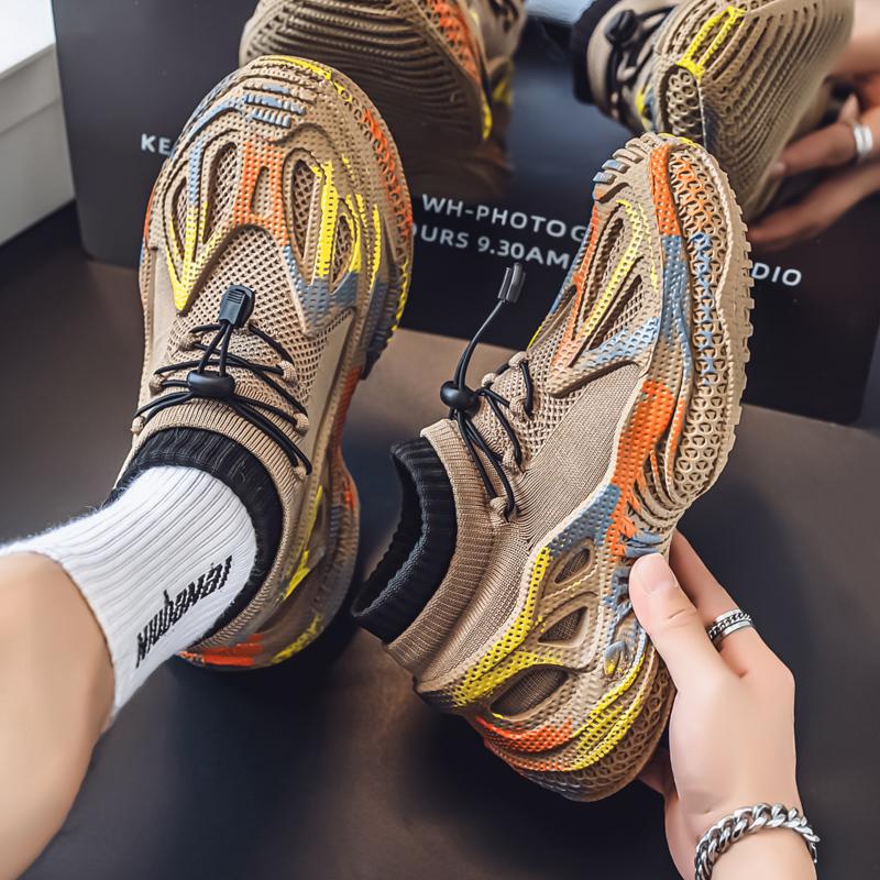 Fashion Knit Casual Sneakers Men Designer Men's Shoes Summer Training Shoes Running Platform Sports Shoes Men zapatillas hombre