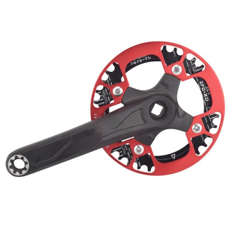Mountain Bike Chainwheel Guard Cover Aluminum Alloy Bicycles Chainring Guard Bike Crankset Protector Easy To Use