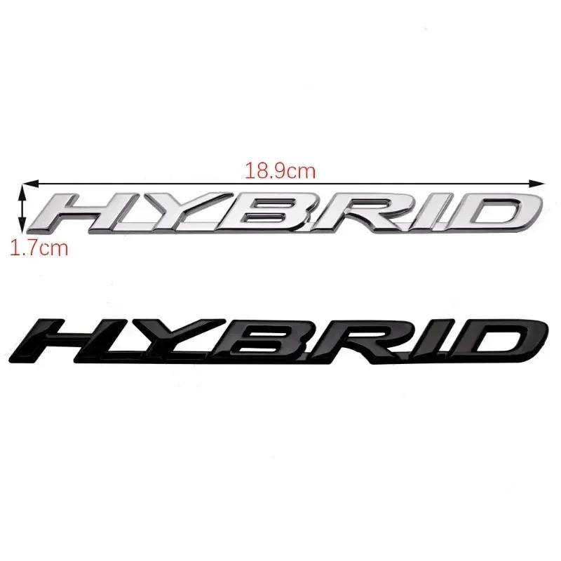 AAPB1 3D Metal HYBRID Logo Rear Trunk Fender Door Emblem Badge Car Sticker Decals for Lexus RX350 NX200 ES300 IS300 LX470 LX570