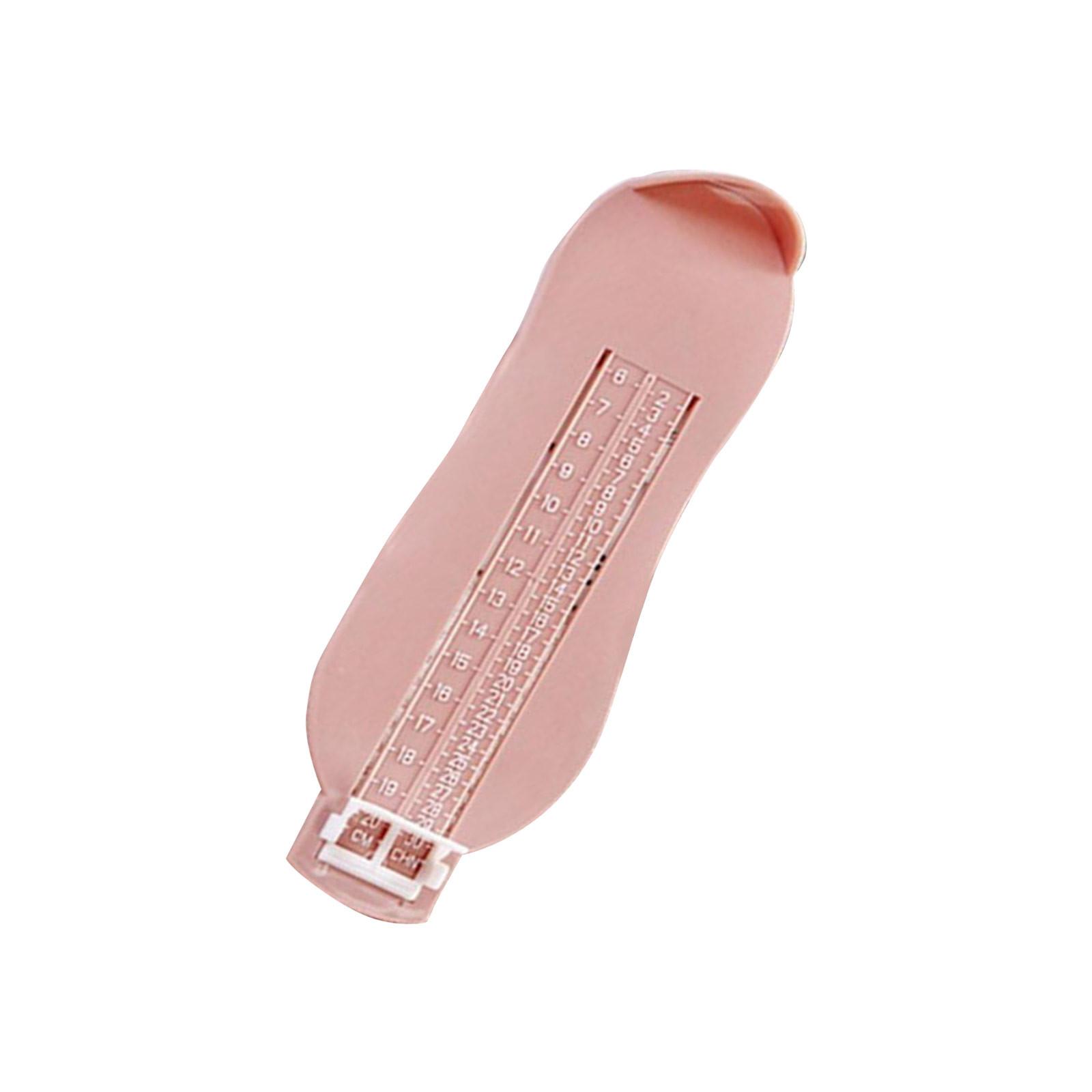 

Прибор для измерения стопы для измерения длины стопы домашних детей One Size светло-розовый