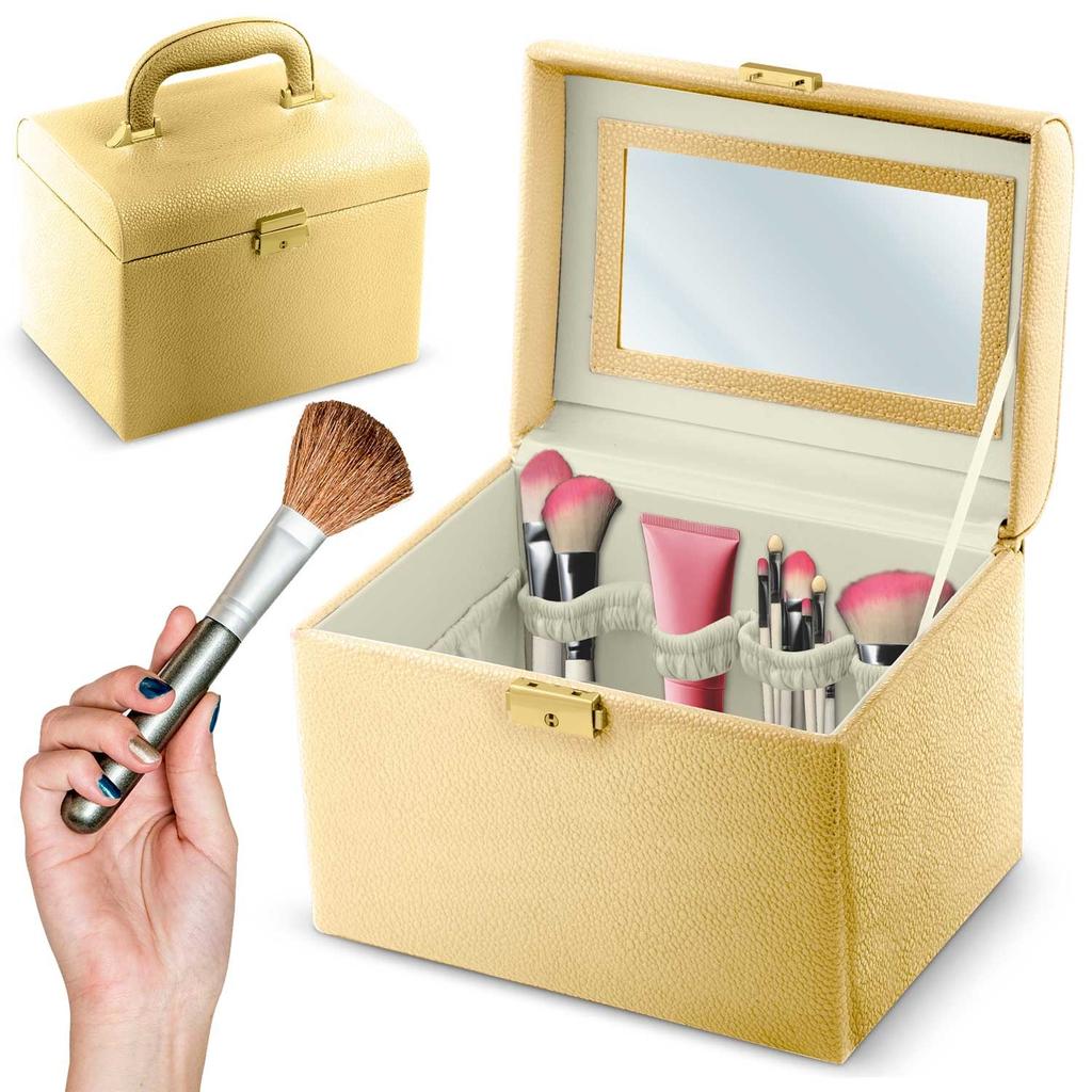 Massido MS-706 Cosmetics Case, Gold