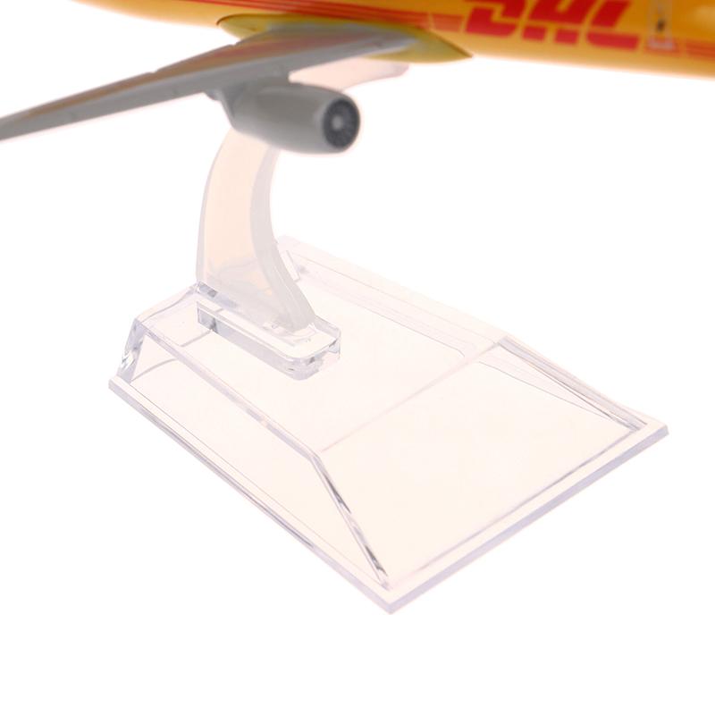 16Cm Scale 1:400 Metal Airplane Replica Dhl Alloy Airplane Model Yellow Freight Machine Diecast Aircraft Aviation Collectibles