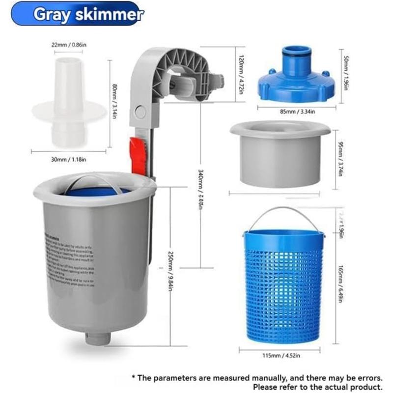 Household Pool Slag Stopper Surfacing Cleaner Swimming Pool Garbage Filter Maintenance Tool for Clean Water Quality