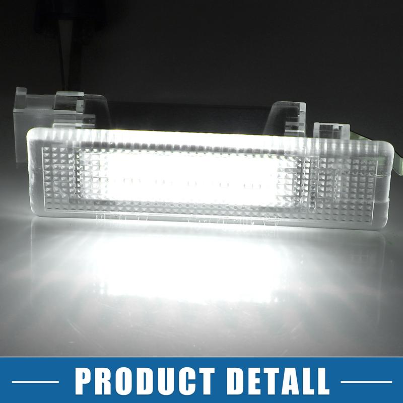 Motoforti 2 Pcs Interior Trunk Light Courtesy Footwell Boot Lamp for VW Beetle 12-19