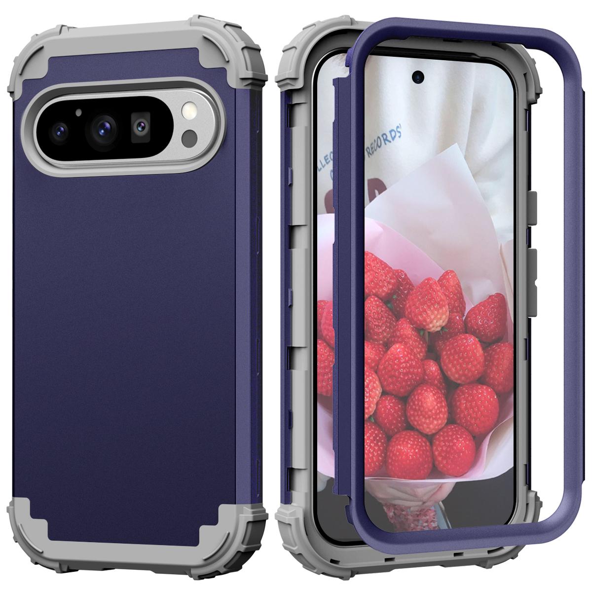 

L-Style For Google Pixel 9 Pro Case Shockproof PC + TPU Phone Back Cover A