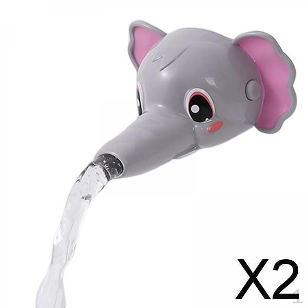 

2x Удлинитель для детского крана в форме животного Анти для Серого Слона, Слон, 2 шт.
