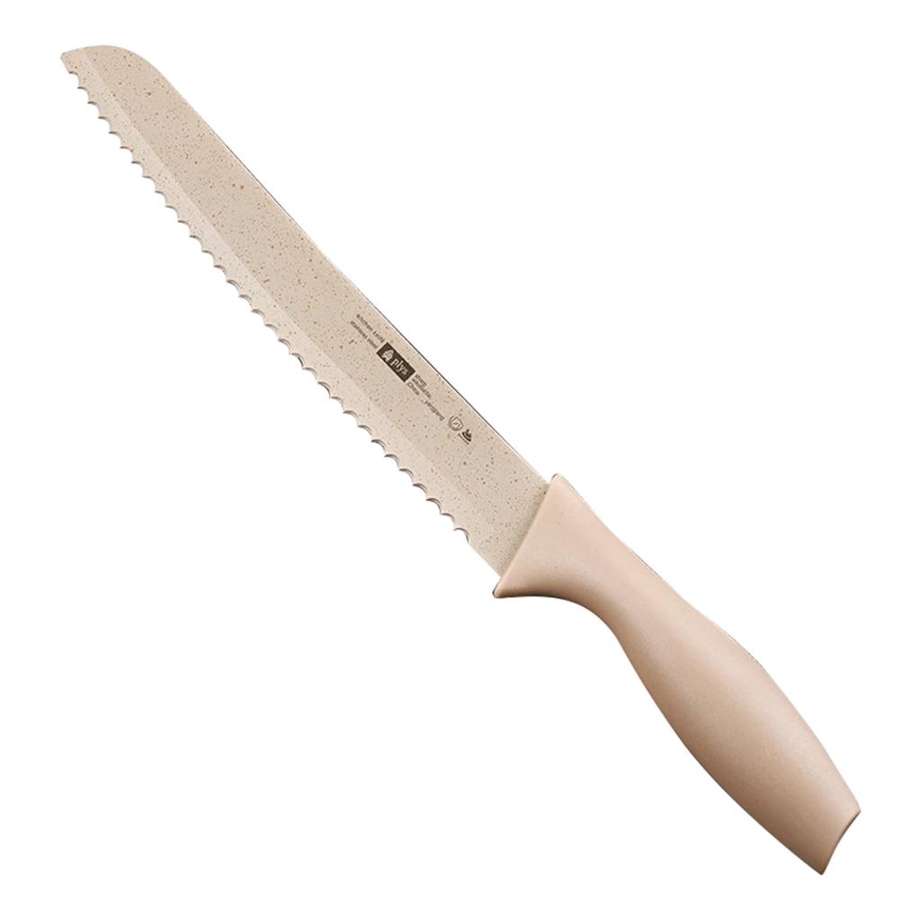 8 Inch Stainless Steel Serrated Bread Knife, Ideal For Homemade Breads, Bagels And Pastries, Dishwasher Safe