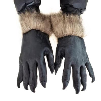 Funny Wolf Head Halloween Gloves Animal Masquerade Costume Props
