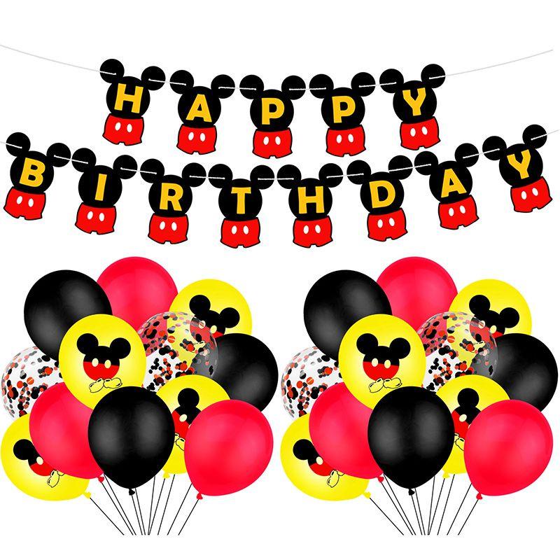 Minne Mouse Kids Birthday Party Supplies Decor Balloon Tableware Banner