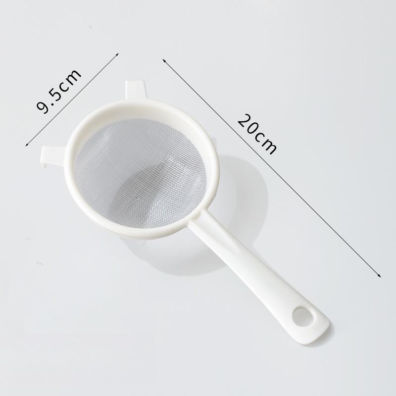 Ultra Fine Mesh Strainer With Handle Plastic Colander Food Juice Strainer Yogurt Mesh Sieve Mini Separation Net For Kitchen