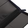Trading Card Binder 4 Pockets Holds Up to 160 Cards PU Leather Mesh Type Photo Card Storage Book Blue