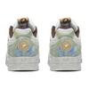 New LiNing Moon White Slip Resistant Cushioning Wear Resistant Lightweight Low Top Skateboard Shoes Unisex White Green AGCS427-4