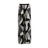 Sexy Hot Girl Style Tube Top Backless + Fashion Print Straight Pant Suit Women