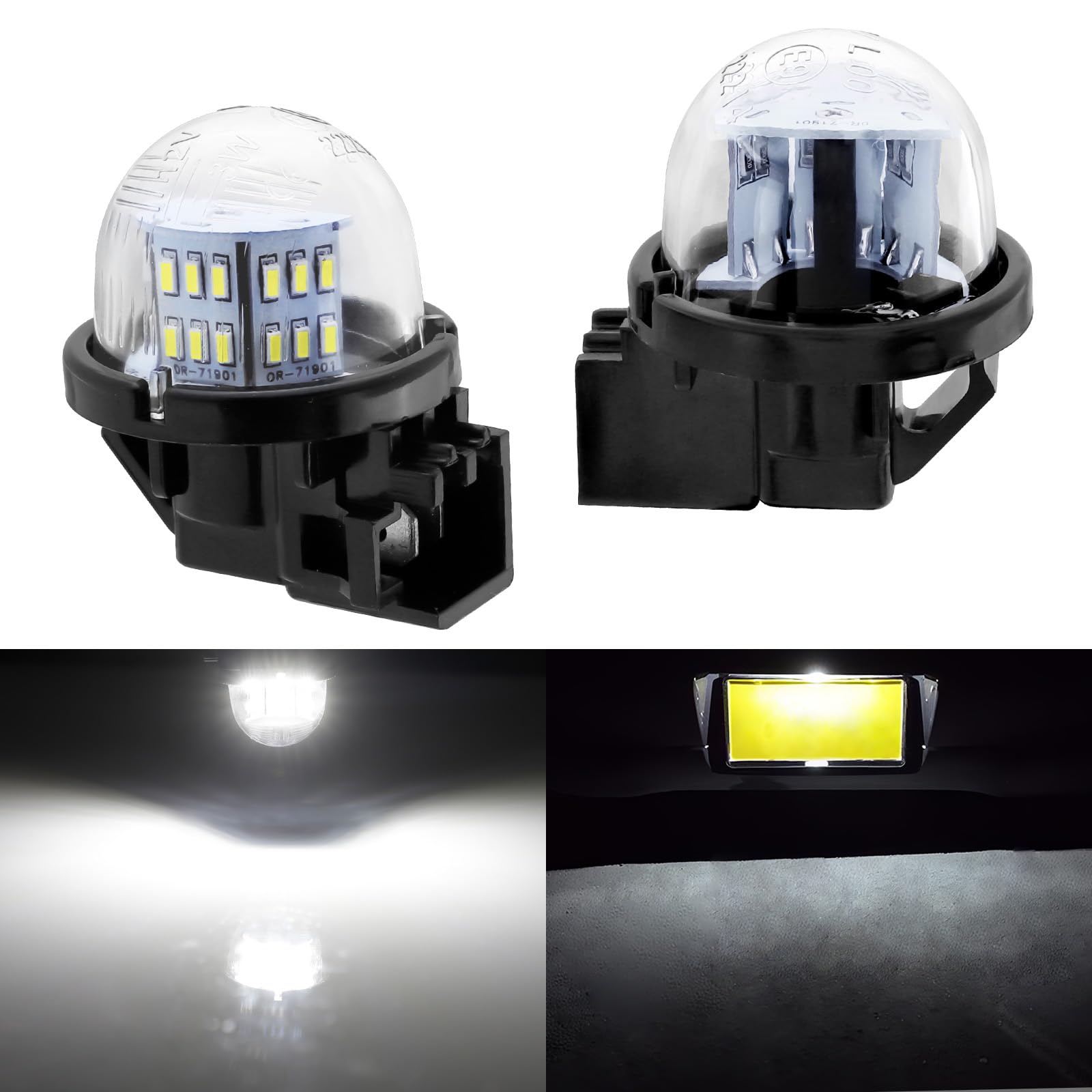 

Futwod LED License Plate Light for Suzuki Every Wagon Jimny Jimny Every Van Wagon and Custom 6500K Genuine Set of DA17W, JB23W, JB64W, Sierra, DA17V, белый