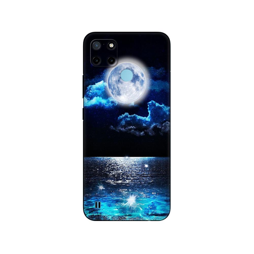 For Realme C21Y C25Y Case Silicon Phone Back Cover For OPPO Realme C21Y C25Y 4G Soft Case RMX3261 Coque 6.5inch Black Tpu Case