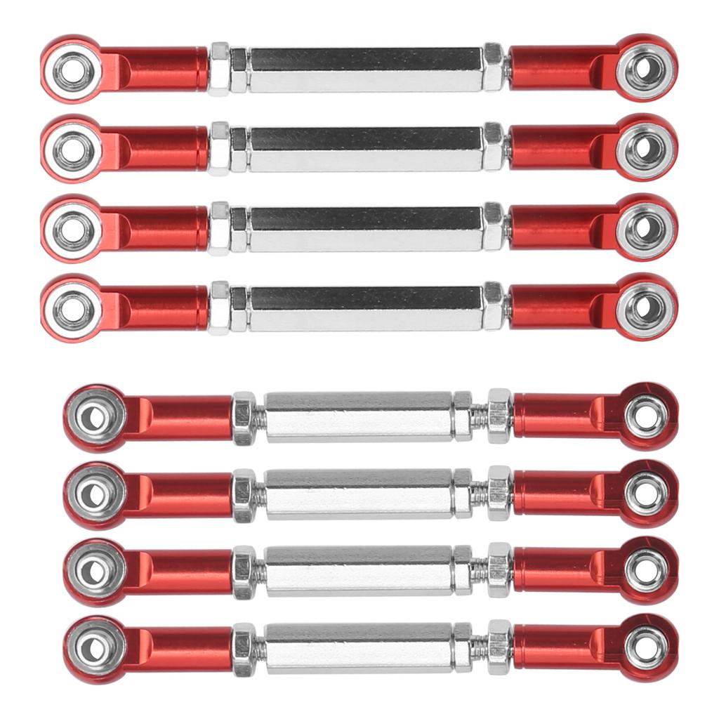 RC Steering Servo Pull Rod Metal Linkage Arm Tie Rod Ends Connector for WPL MN Feiyu