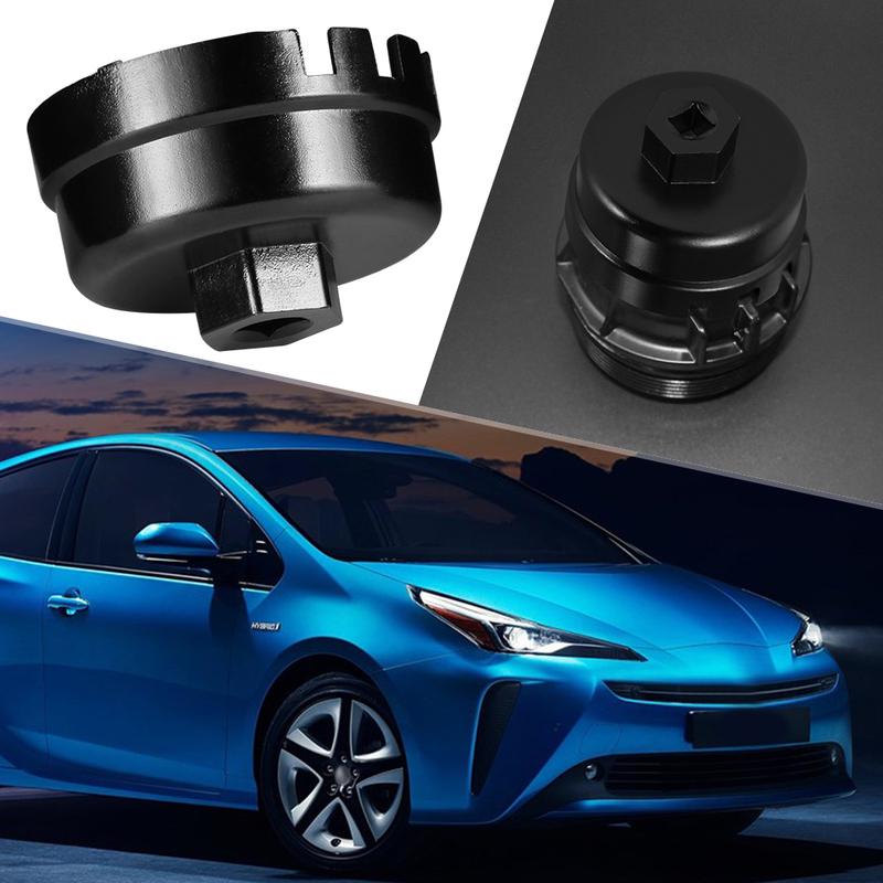 Oil Filter Wrench Removal Tool 14 Flute 64.5mm Socket Remover for Toyota Corolla Rumion ISIS IST Noah Premio Prius Voxy