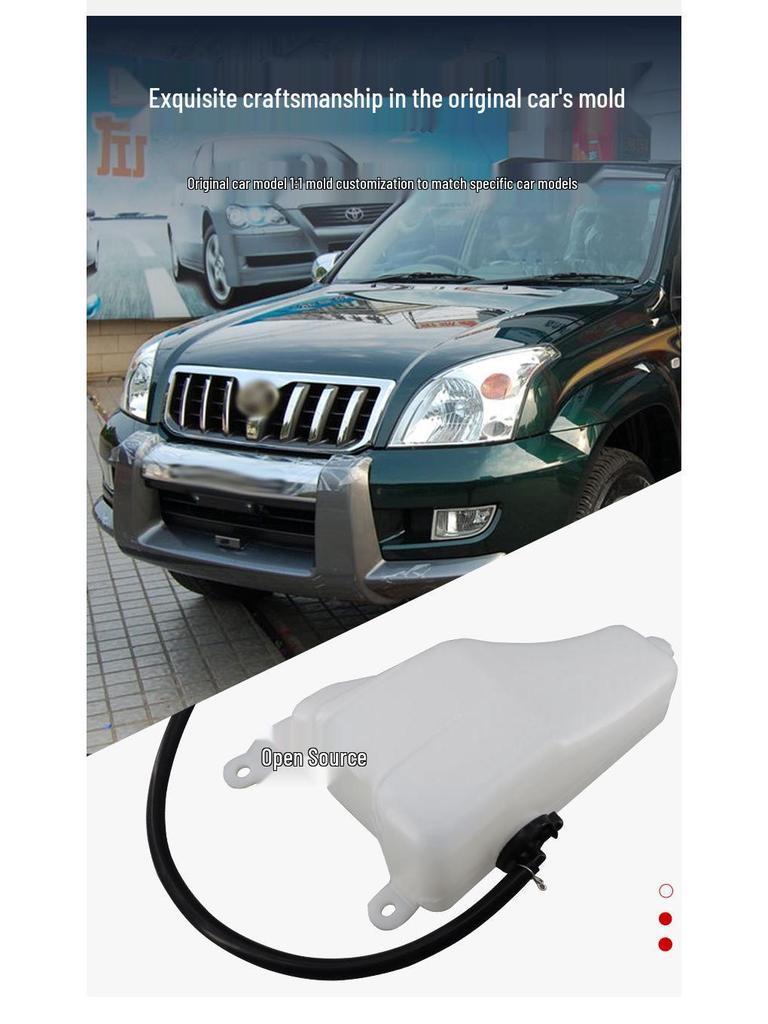 Fits Toyota Prado/FJ/4Runner 2003-2009 Spare Windshield Washer Fluid Reservoir