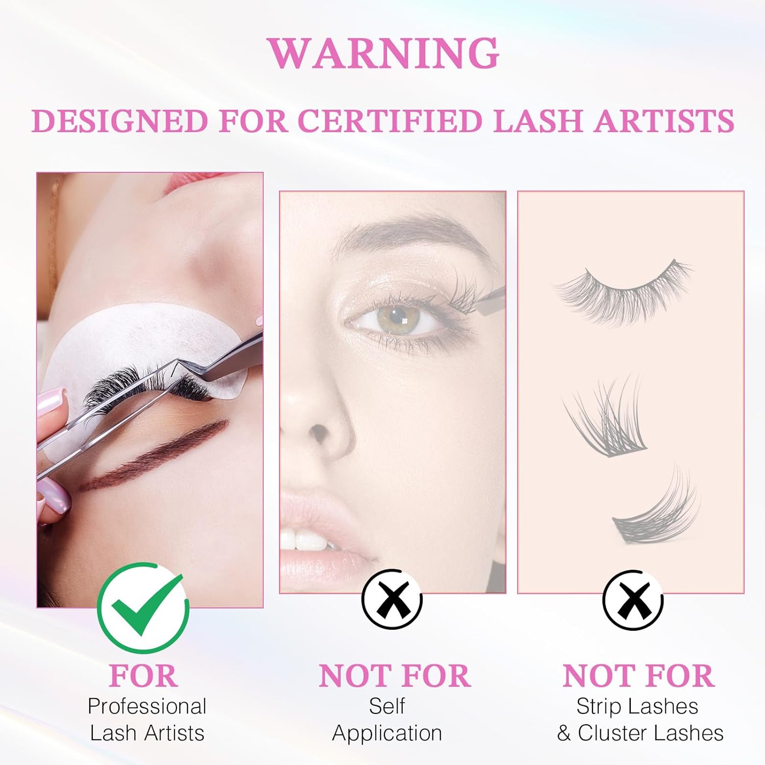 Lash Eyelash Extension Glue Adhesive - Fast Drying Strong Hold Lash Extension Glue Waterproof Adhesive for Eyelash Extensions Long Lasting Retention