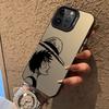 Phone Case for iPhone 16e 11 12 13 Pro Max 14 15 16 Plus Soft Cover One Piece Luffy Of The Straw Hat