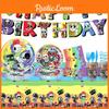 Dandys World Themed Party Supplies With Paper Napkins Straws And Balloons For Celebration