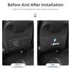 Car Sticker 2025 Hot Car Seat Back Protection Anti-Kick Pad Rear Seat Organizer Storage Bag For BMW Motorsport X1 X3 X5 E39 E46