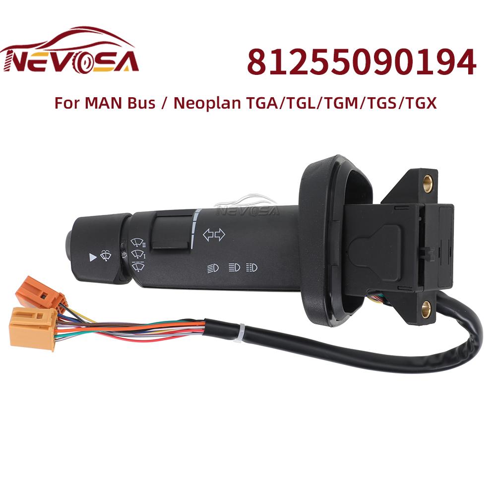 

NEVOSA For MAN Bus / Neoplan TGA/TGL/TGM/TGS/TGX 81255090194 81255090191 Truck Steering Column Switch 81255090194