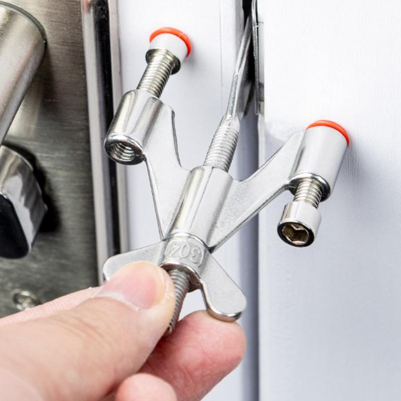 

Portable Hotel Door Lock Live Alone Door Home Travel Safety Childproof Stopper Door Lock Latch Anti-Theft Door onesize