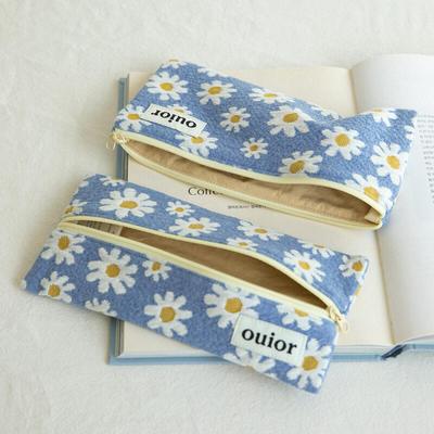 Flat Pencil Case Marguerite (5 Colors) (single Item)