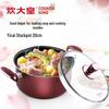COOKER KING Non-stick Double Handle Soup Pot