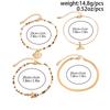 Ingemark Exquisite Fishtail Scallop Starfish Pendent Anklet Chain Women Summer Beach Vacation Rice Beads Feet Chain New Jewelry
