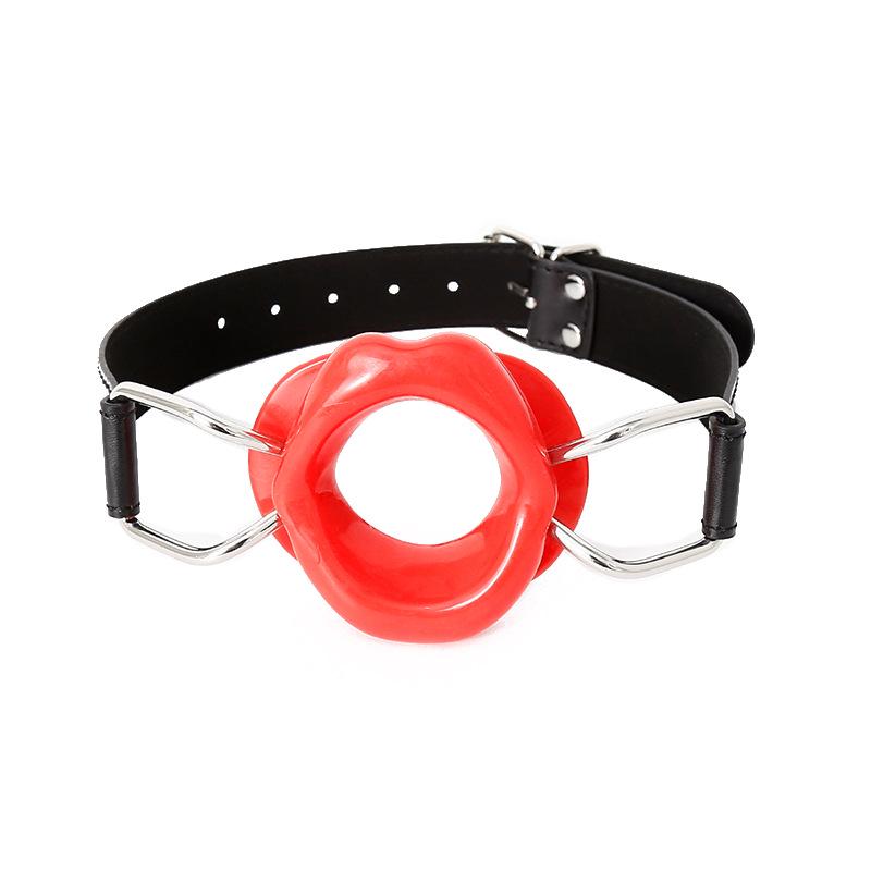 Silicone Mouth Gag: Female Mouth-Shaped Adult Training Toy