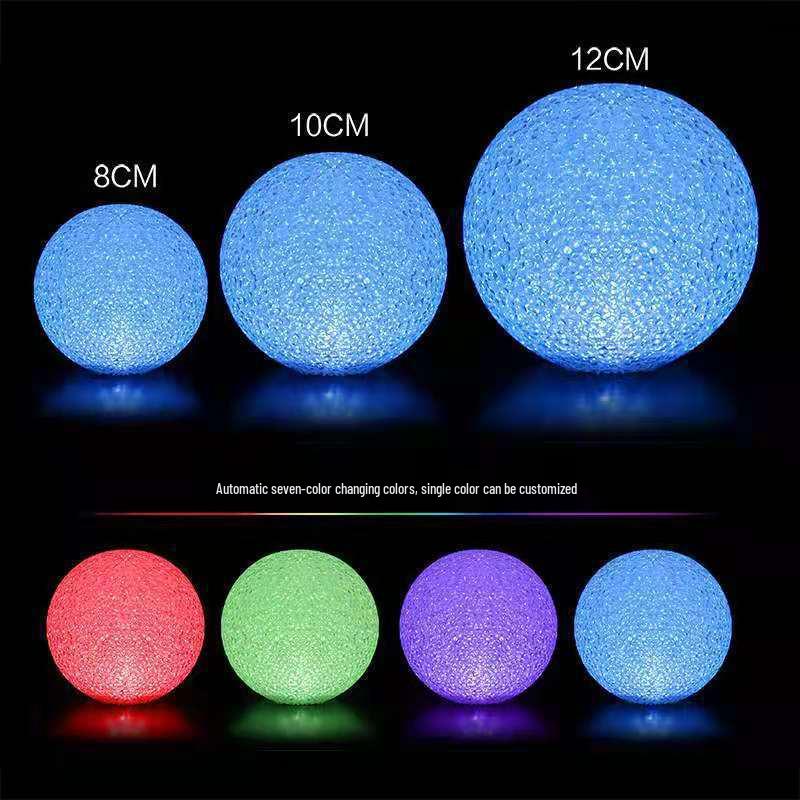 Illuminated Crystal Ball with Lights for Performances 5 cm