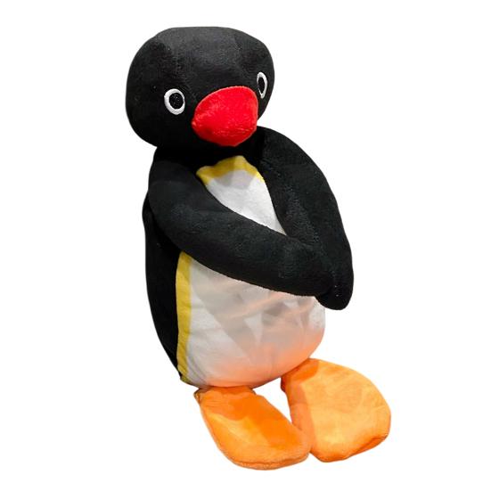 Uroczy Pingwin Etui na Ołówki Pluszowe Zwierzątko Etui na Ołówki Zapinane na Zamek Miękki Materiał Etui z Dzióbkiem Kaczki dla Dzieci na Długopisy Ołówki Artykuły Szkolne