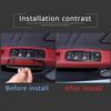 Carbon Fiber Window Lift Switch Button Panel Trim For Maserati Ghibil 2014-