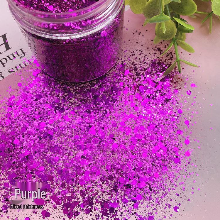 80ml Large Bottle Gold Glitter Sequin Powder for DIY Makeup, Painting, and Crafts